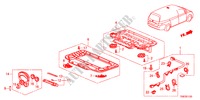 UNITA' SCHERMO POSTERIORE per Honda ODYSSEY TOURING 5 Porte 6 velocità automatico 2011