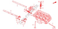 VALVOLA/BRACCIO OSCILLANTE(DIETRO) per Honda ODYSSEY EXL 5 Porte 5 velocità automatico 2011