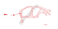 ANELLO DI TENUTA(LATO) per Honda ACCORD 2.4 TYPE S 4 Porte 5 velocità automatico 2009