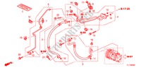 ARIA CONDIZIONATA (TUBI/CONDOTTI) (2.0L) (LH) per Honda ACCORD 2.0 ELEGANCE 4 Porte 6 velocità manuale 2009