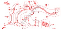 ARIA CONDIZIONATA (TUBI/CONDOTTI) (2.0L) (RH) per Honda ACCORD 2.0 ES 4 Porte 6 velocità manuale 2009