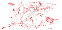 ARIA CONDIZIONATA (TUBI/CONDOTTI) (2.4L) (LH) per Honda ACCORD 2.4 EXECUTIVE 4 Porte 6 velocità manuale 2009