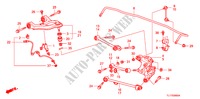 BRACCIO INFERIORE POST. per Honda ACCORD 2.4 TYPE S 4 Porte 5 velocità automatico 2009