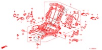 COMP. SEDILE ANT. (D.)(ALTEZZA MANUALE) per Honda ACCORD 2.0 ES 4 Porte 5 velocità automatico 2009