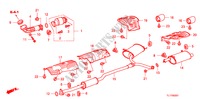 CONDOTTO SCARICO(2.4L) per Honda ACCORD 2.4 TYPE S 4 Porte 5 velocità automatico 2009