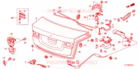 COPERCHIO BAULE per Honda ACCORD 2.2 EXECUTIVE 4 Porte 6 velocità manuale 2009
