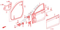 PANNELLI PORTIERE ANT. per Honda ACCORD 2.4 TYPE S 4 Porte 5 velocità automatico 2009