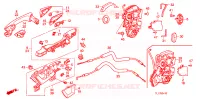 SERRATURE PORTIERE POST./ MANIGLIA ESTERNA per Honda ACCORD 2.2 EXECUTIVE 4 Porte 6 velocità manuale 2009