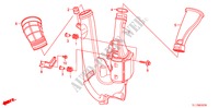 TUBO IMMISSIONE ARIA (DIESEL) (1) per Honda ACCORD 2.2 EX-GT 4 Porte 6 velocità manuale 2009