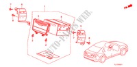 UNITA' AUDIO(NAVIGAZIONE) per Honda ACCORD 2.4 TYPE S 4 Porte 6 velocità manuale 2009