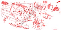ABBELLIMENTO STRUMENTI(LATO PASSEGGERO)(RH) per Honda ACCORD 2.2 EXECUTIVE 4 Porte 6 velocità manuale 2010