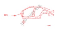 ANELLO DI TENUTA(LATO) per Honda ACCORD 2.0 EXECUTIVE 4 Porte 5 velocità automatico 2011