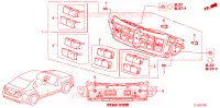 CONTROLLO RISCALDATORE per Honda ACCORD 2.0 S 4 Porte 5 velocità automatico 2010