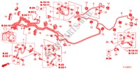 LINEE FRENO(VSA)(DIESEL)(RH) per Honda ACCORD 2.2 ES-GT 4 Porte 5 velocità automatico 2011