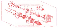 MOTORE AVVIATORE(DENSO)(2.0L) per Honda ACCORD 2.0 S 4 Porte 5 velocità automatico 2010