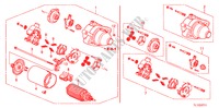 MOTORE AVVIATORE(MITSUBA)(2.4L) per Honda ACCORD 2.4 TYPE S 4 Porte 6 velocità manuale 2011