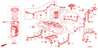 SERBATOIO COMBUSTIBILE per Honda ACCORD 2.0 EXECUTIVE 4 Porte 5 velocità automatico 2011