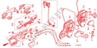 SERRATURE PORTIERE ANT./MANIGLIA ESTERNA per Honda ACCORD 2.0 EXECUTIVE 4 Porte 5 velocità automatico 2011