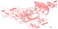 STOINO PAVIMENTO per Honda ACCORD 2.0 EXECUTIVE 4 Porte 5 velocità automatico 2011