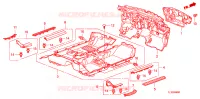 STOINO PAVIMENTO per Honda ACCORD 2.0 S 4 Porte 5 velocità automatico 2010