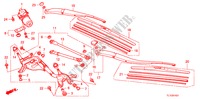 TERGICRISTALLO PARAVENTO(RH) per Honda ACCORD 2.2 ES 4 Porte 6 velocità manuale 2011