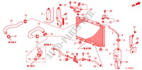 TUBO RADIATORE/SERBATOIO DI RISERVA(2.4L) per Honda ACCORD 2.4 TYPE S 4 Porte 6 velocità manuale 2011