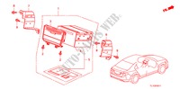 UNITA' AUDIO(NAVIGAZIONE) per Honda ACCORD 2.0 EX 4 Porte 5 velocità automatico 2011