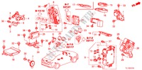 UNITA DI CONTROLLO(CABINA)(1)(LH) per Honda ACCORD 2.0 EXECUTIVE 4 Porte 5 velocità automatico 2011