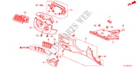 ABBELLIMENTO STRUMENTI(LATO GUIDATORE)(LH) per Honda ACCORD 2.0 EXECUTIVE 4 Porte 5 velocità automatico 2012