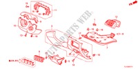 ABBELLIMENTO STRUMENTI(LATO GUIDATORE)(RH) per Honda ACCORD 2.4 EXECUTIVE 4 Porte 5 velocità automatico 2012
