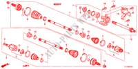 ALBERO AVVIAMENTO ANT./ALBERO MEZZO(2.4L) per Honda ACCORD 2.4 EXECUTIVE 4 Porte 6 velocità manuale 2012