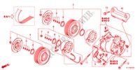 ARIA CONDIZIONATA(COMPRESSORE)(2.4L) per Honda ACCORD 2.4 EXECUTIVE 4 Porte 5 velocità automatico 2012