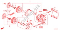 ARIA CONDIZIONATA(COMPRESSORE)(DIESEL) per Honda ACCORD 2.2 TYPE S-H 4 Porte 6 velocità manuale 2012