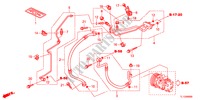 ARIA CONDIZIONATA(TUBI/CONDOTTI)(2.0L)(LH) per Honda ACCORD 2.0 ELEGANCE 4 Porte 5 velocità automatico 2012