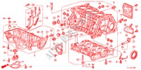 BLOCCO CILINDRO/SCODELLO OLIO(2.0L) per Honda ACCORD 2.0 COMFOT 4 Porte 6 velocità manuale 2012