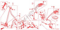 CINTURE DI SICUREZZA per Honda ACCORD 2.0 COMFOT 4 Porte 6 velocità manuale 2012