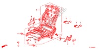 COMP. SEDILE ANT.(S.)(SEDILE MANUALE) per Honda ACCORD 2.2 S 4 Porte 6 velocità manuale 2012