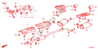 CONDOTTO SCARICO(2.4L) per Honda ACCORD 2.4 S 4 Porte 5 velocità automatico 2012