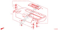 COPERTURA MOTORE(DIESEL) per Honda ACCORD 2.2 TYPE S-H 4 Porte 6 velocità manuale 2012
