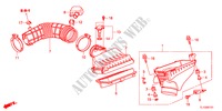 FILTRO ARIA(2.4L) per Honda ACCORD 2.4 S 4 Porte 6 velocità manuale 2012