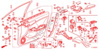 FODERAMENTO PORTIERA ANT.(LH) per Honda ACCORD 2.0 S 4 Porte 5 velocità automatico 2012