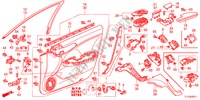 FODERAMENTO PORTIERA ANT.(RH) per Honda ACCORD 2.2 EXECUTIVE 4 Porte 5 velocità automatico 2012