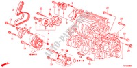 MENSOLA MONTATURA MOTORE(2.4L) per Honda ACCORD 2.4 TYPE S 4 Porte 5 velocità automatico 2012