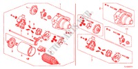 MOTORE AVVIATORE(MITSUBA)(2.4L) per Honda ACCORD 2.4 TYPE S 4 Porte 6 velocità manuale 2012