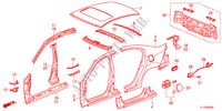 PANNELLI ESTERNI/PANNELLO POSTERIORE per Honda ACCORD 2.0 ELEGANCE 4 Porte 5 velocità automatico 2012