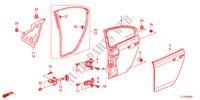 PANNELLI PORTIERE POST. per Honda ACCORD 2.2 S 4 Porte 6 velocità manuale 2012