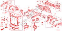 PARATIA ANTERIORE/CRUSCOTTO per Honda ACCORD 2.2 S 4 Porte 6 velocità manuale 2012