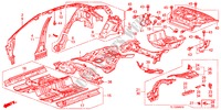PAVIMENTO/PANNELLI INTERNI per Honda ACCORD 2.0 EXECUTIVE 4 Porte 5 velocità automatico 2012