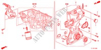 POMPA OLIO(2.0L) per Honda ACCORD 2.0 ES-GT 4 Porte 5 velocità automatico 2012