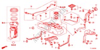 SERBATOIO COMBUSTIBILE per Honda ACCORD 2.0 COMFOT 4 Porte 6 velocità manuale 2012